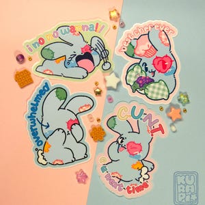 Kopi il Coniglietto - Stickers - 1 // adesivi carini, sticker meme, animaletti carini