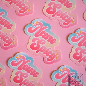 Neuro Spicy Vinyl Sticker // neurodivergent, neurospicy, funny stickers