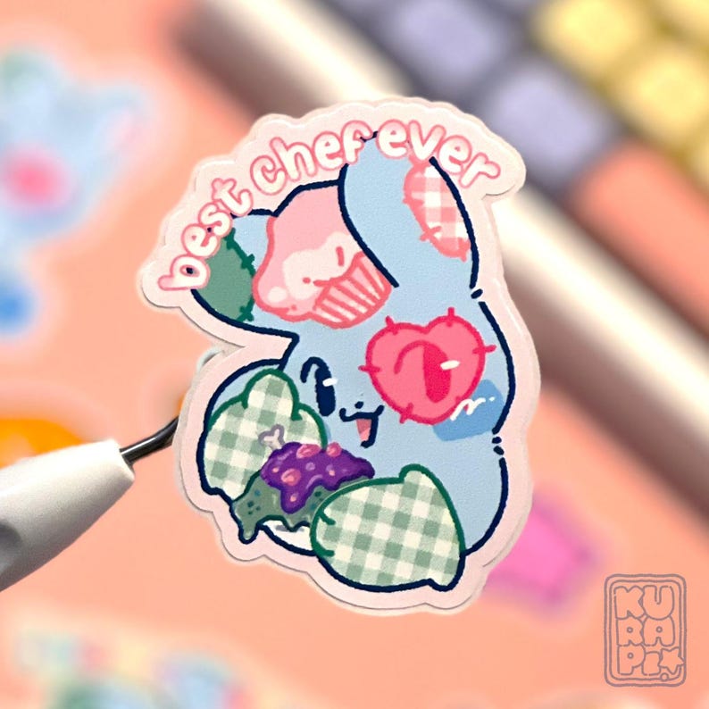 Sticker Set Kopi Kopi Bunny Sticker Set: Pastel Kawaii Stickers for Bujo - Etsy