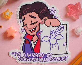 Gale Wizard Sticker: Baldur's Gate 3 (BG3) - Tara Meme Art