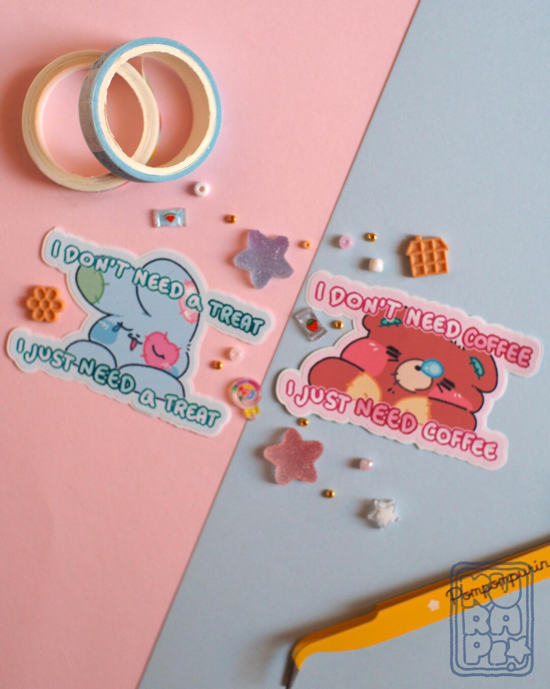 Sticker Set Kopi Kopi and Chao Stickers -
