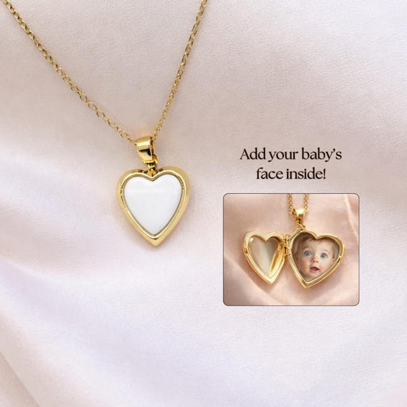 DIY Breastmilk Heart Locket Necklace – Keepsake Jewelry Making Kit