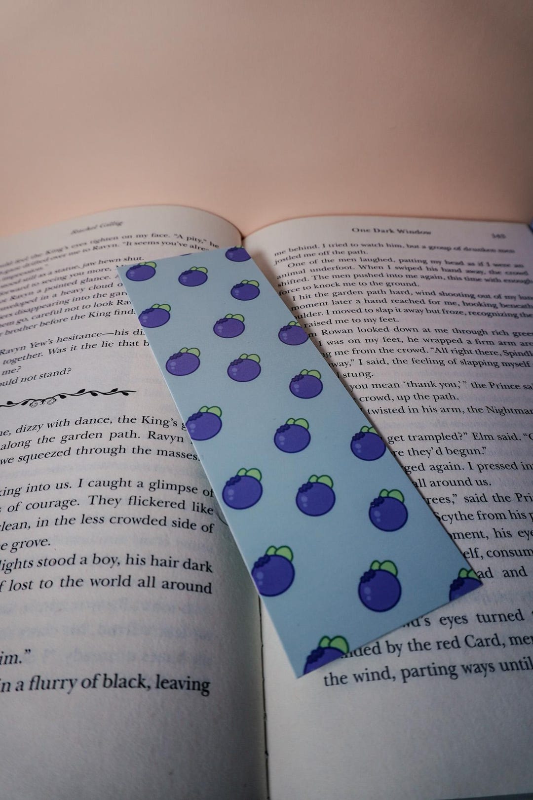 Blueberry Bookmark – Cute Fruit Bookmark for Readers – Glossy Bookish ...