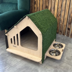 Premium Wooden Pet House for Cats & Small Dogs – Modern Design