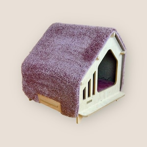 Cat house - modern house. Cat bed, luxury cat bed, pet bed, stylish cat bed, cat house indoor, wooden cat house, cat bed