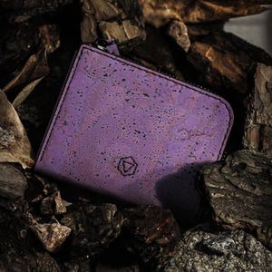 Carteras de piel de corcho para hombre, veganas y ecológicas