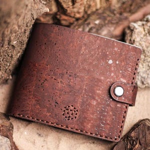 Monedero de Corcho, Monedero de Corcho, Monedero Compacto, Monedero Ecológico