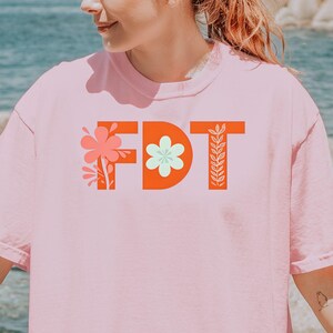 Comfort Colors® Subtle Anti Trump Protest Shirt,Anti Trump Gift Subtle F*ck Trump Flower Shirt Democrat Feminist Shirt Political Protest Tee
