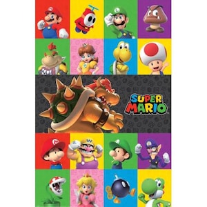 Póster Super Mario Bros 61x91,5 cm Personajes Licenciados