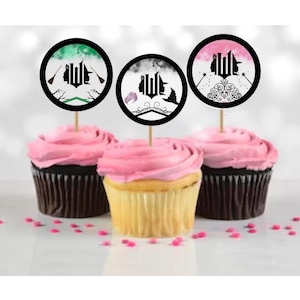 Wicked Birthday Printable Decorations Cake Topper Party supplies instant Download Girls popular celebration..