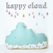 Reviewed by Anonymous reviewed children's decorative pillow "happy cloud" in high quality cotton fabric in light blue
