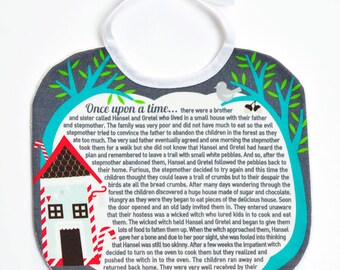 baby bib with Hansel & Gretel tale