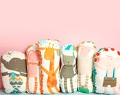animal pillow softie toy for nursery room