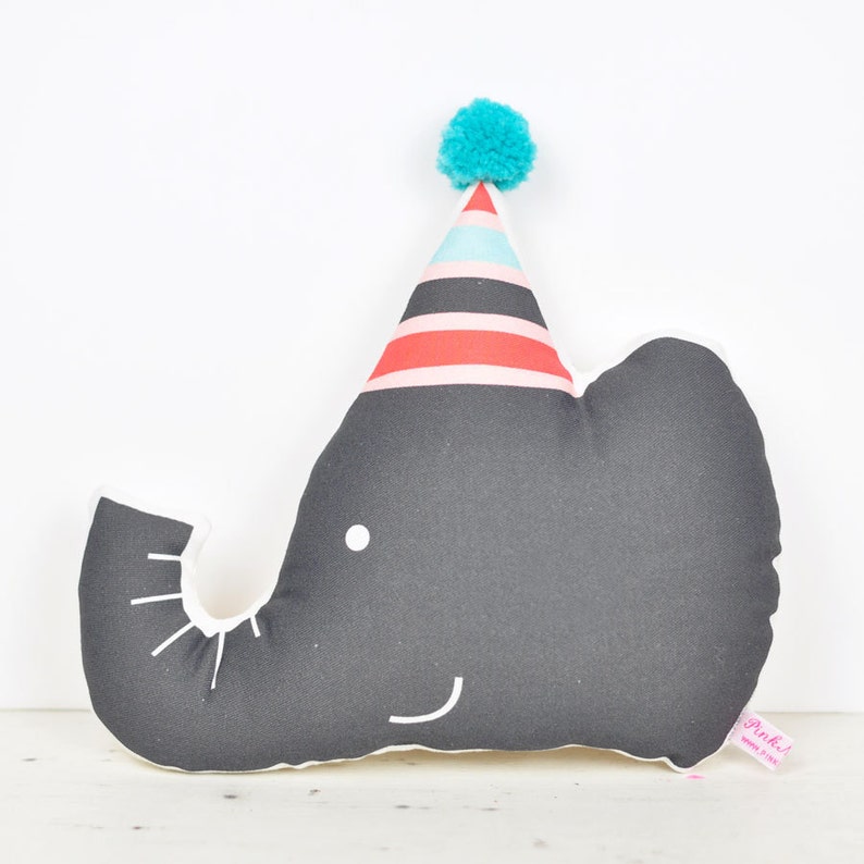 Mini Elephant Pillow for Kids Room or Baby Shower | Etsy