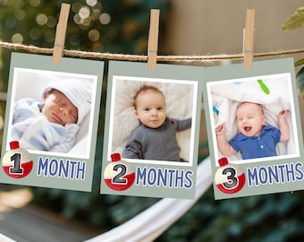 Bannière anniversaire de pêche, première année de bébé (téléchargement numérique)