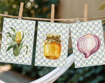 Farmers Market Bridal Shower Banner, Fruit & Veggie Theme (Digital Download)