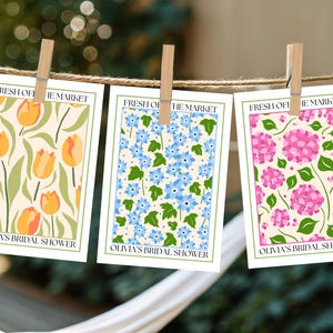 Farmers Markt Banner zum ausdrucken, sie ist frisch vom Markt, Brautdusche, sofortiger download, 13x18, Markt Brautdusche, Vorlage