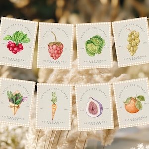 Farmers Markt Banner zum ausdrucken, sie ist frisch vom Markt, Brautdusche, sofortiger download, 13x18, Markt Brautdusche, Vorlage