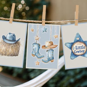 Cowboy Baby Shower Banner, Western Theme Decor (Digital Download)