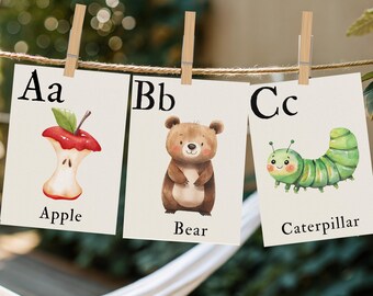 Alphabet Storybook Baby Shower Banner, Little Reader Decor (Instant Download)