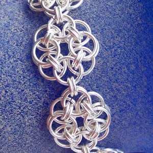 Celtic chainmaille bracelet image 1