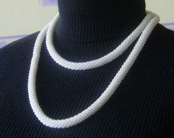 Bead rope necklace. Choose your color