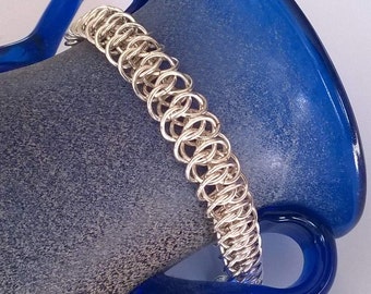 Chainmaill bracciale non offuscare oro argento o rame. Scegli il tuo colore