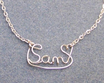 Personalized necklace pendant.