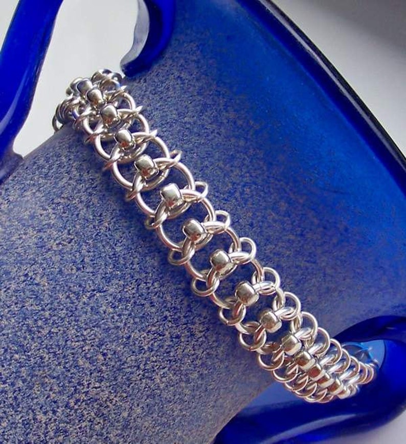 Centipede Bracelet. Chainmaille. Silver/gold. Choose Your - Etsy