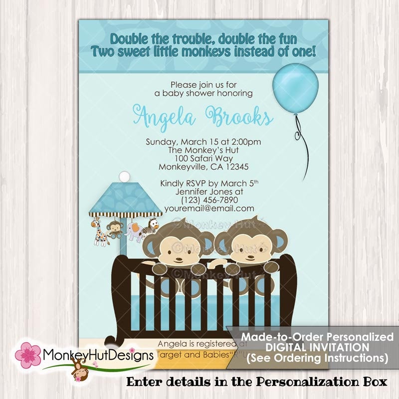 Monkey theme cheap baby shower