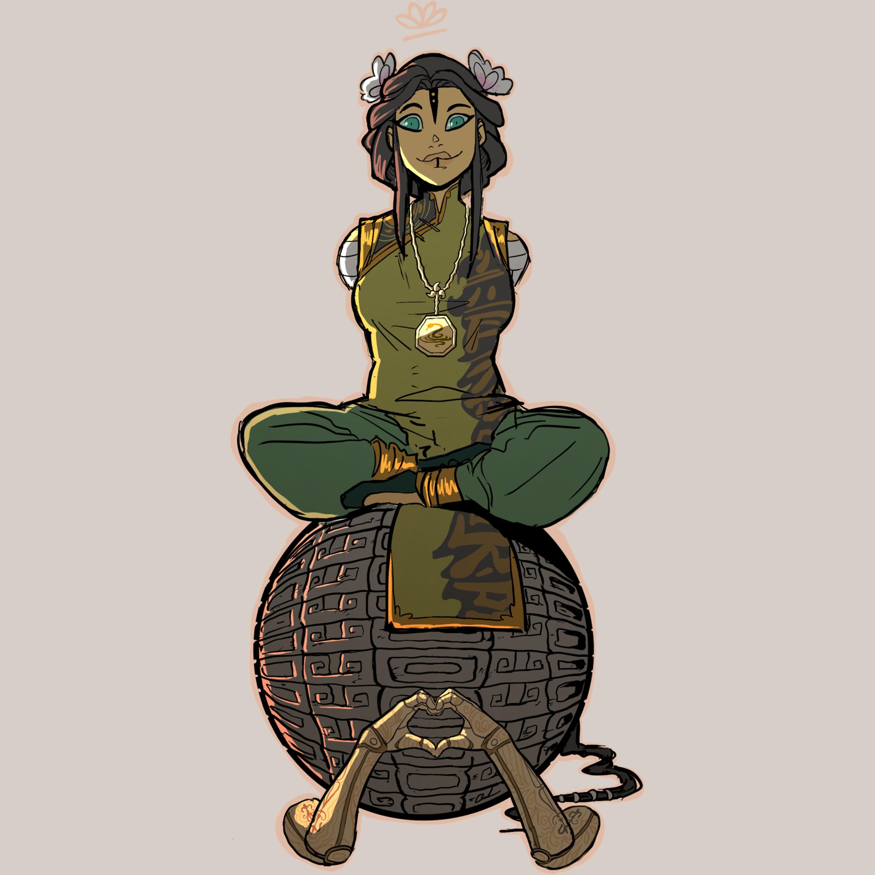 Master Viper Kung-Fu Panda Die-Cut Transparent Stickers