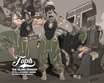 TOPH | ATLA 3 Pose Poster