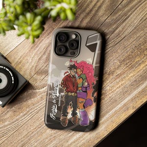 Robin & Starfire Titans Tough Case, Valentinstag Einzigartiges Geschenk, Lustiger Smartphone Schutz, Pop Kultur Accessoire