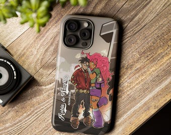 Robin & Starfire Titans Tough Case, Valentines Day Unique Gift, Fun Smartphone Protector, Pop Culture Accessory