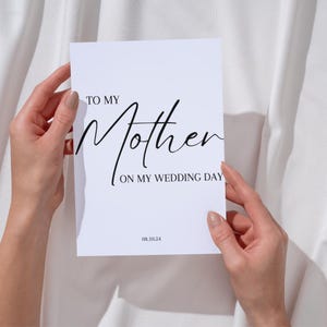 Carta a mis padres el día de mi boda, A mi madre, A mi padre, A mi suegra, A mi suegro, El día de mi boda