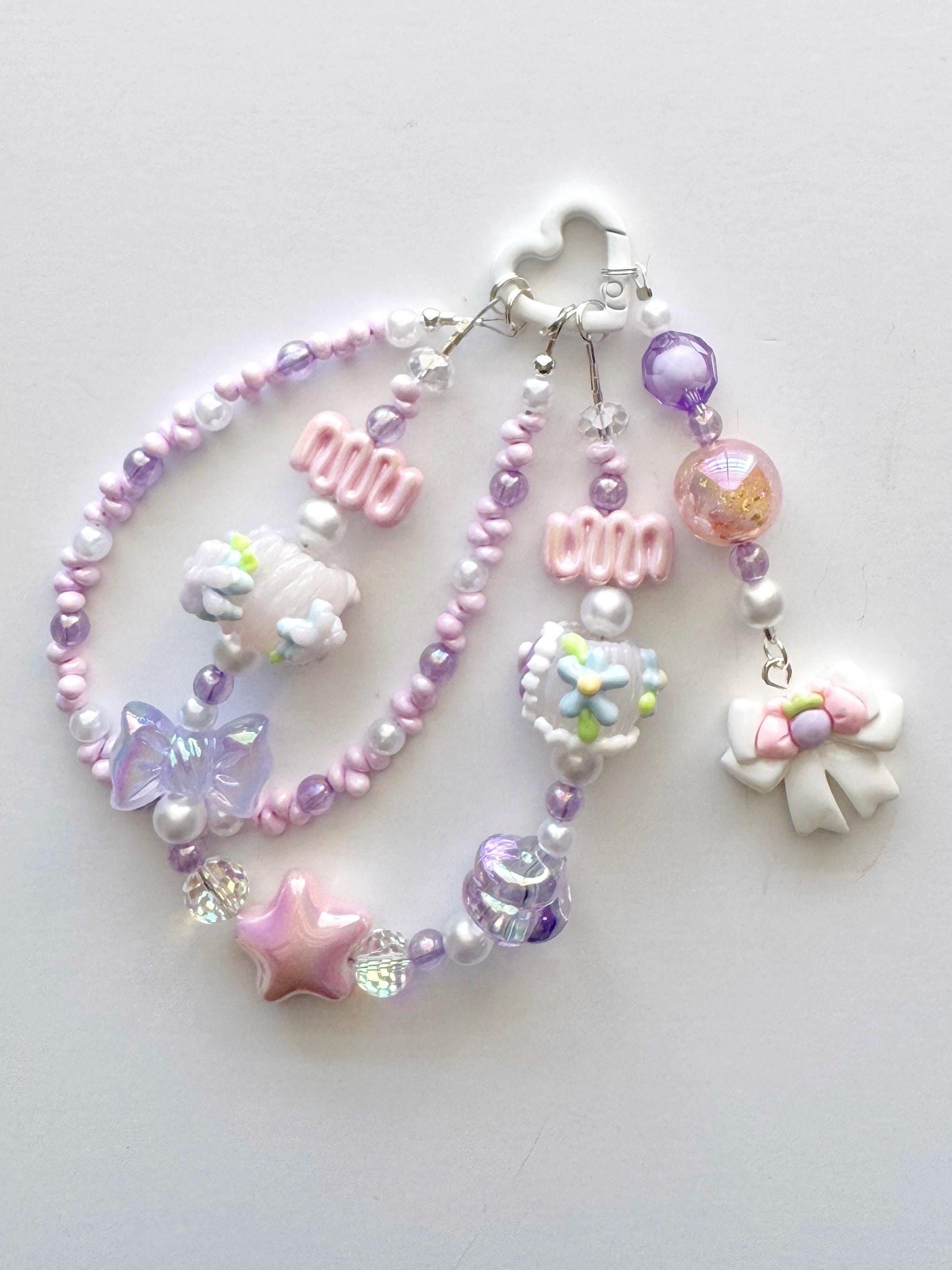 Handmade One of a Kind Kawaii Cute Bag Charm Phone Strap - Etsy