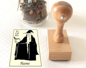 Ex Libris Stamp Wizard, Harry Potter Geschenken voor lezers