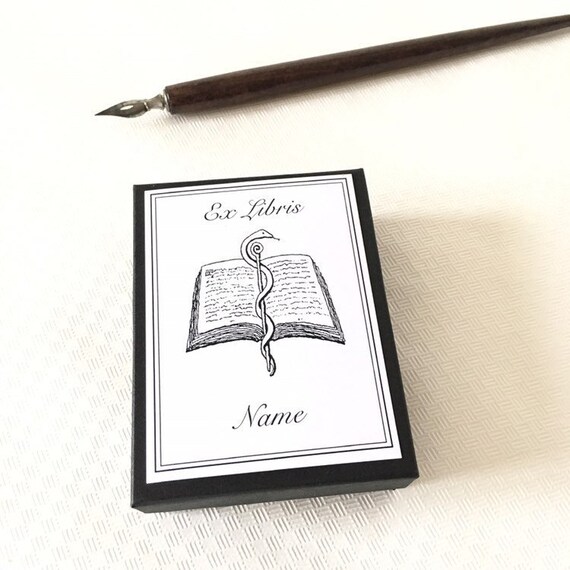 Ex Libris Sticker Set of 50 Medical Book Exlibris Beautiful - Etsy
