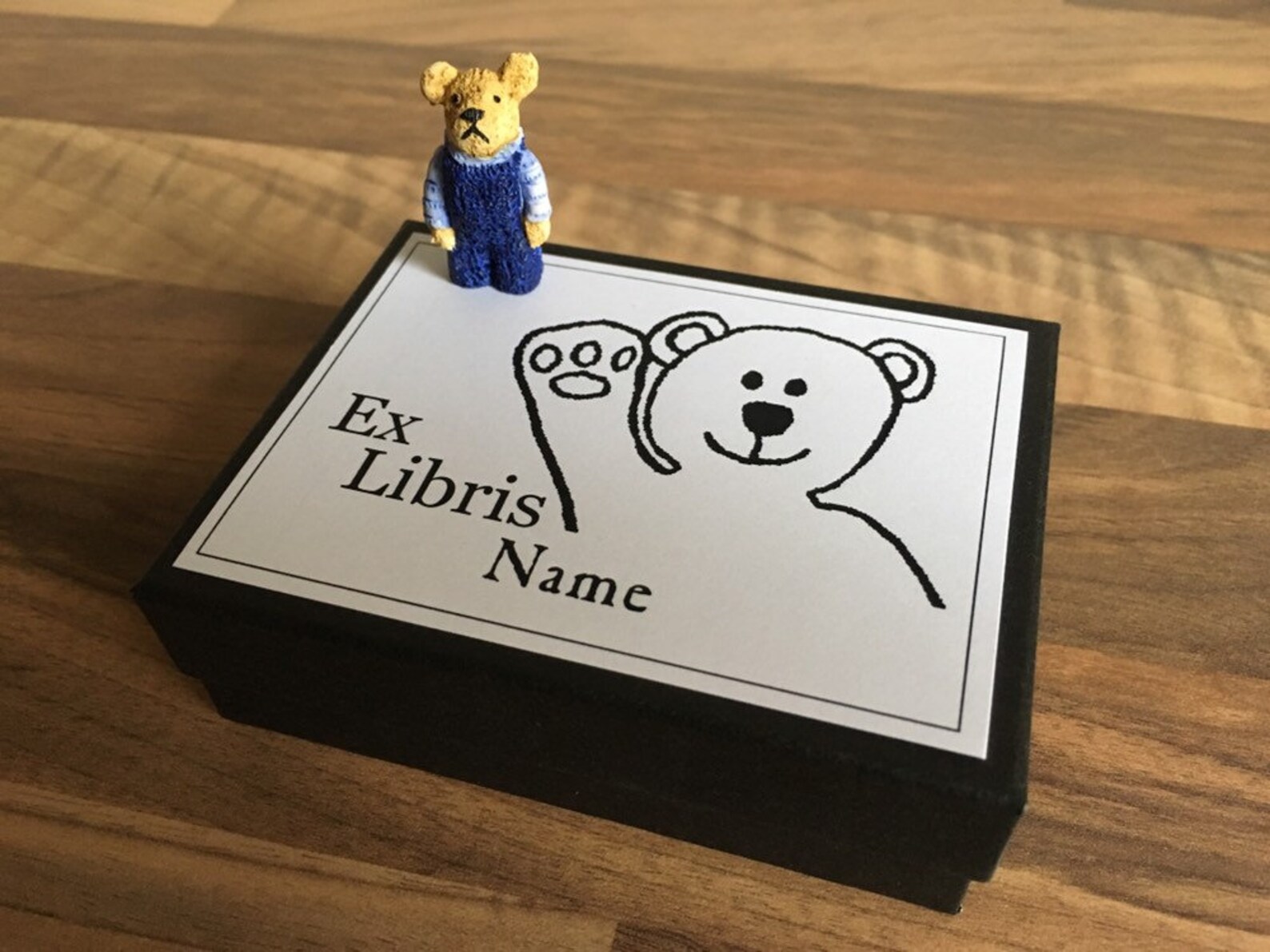 Childrens Bookplates Personalized Baptism Gift 15 Sweet Bear Etsy