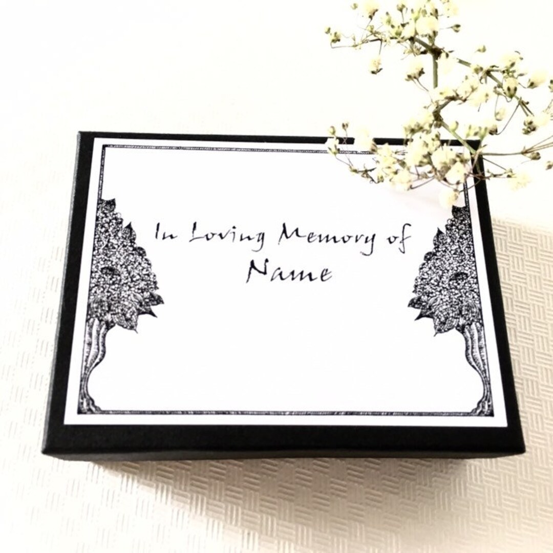 Personalized Memorial Bookplates: Flower Frame Ex Libris, Bereavement ...