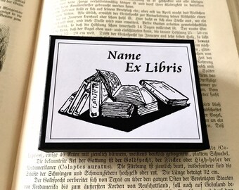 Regali bookish 15 libri targa adesivi 'libri'