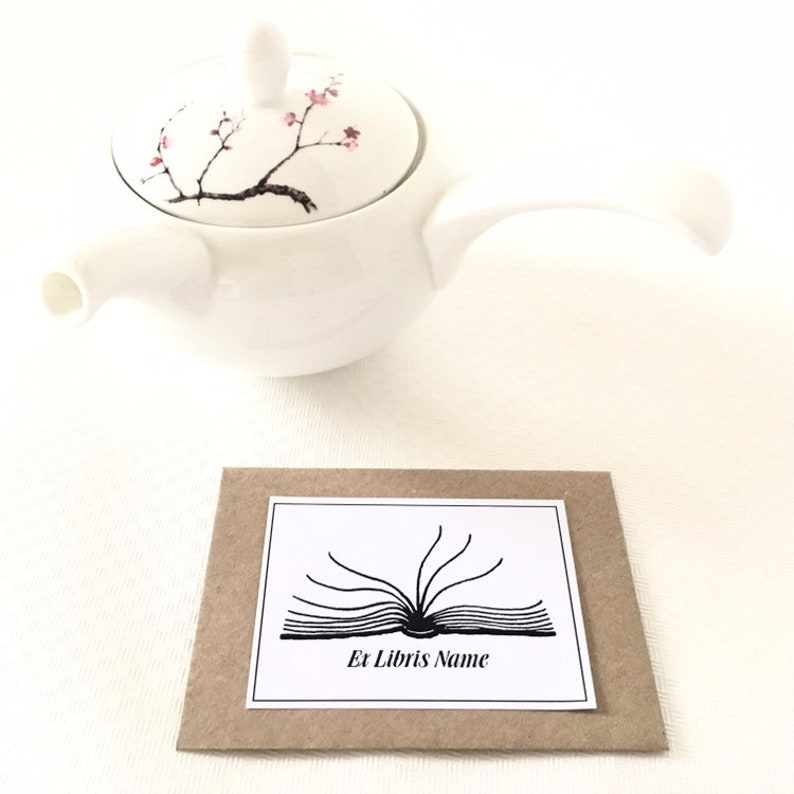 Bookish Gifts, Open Book Literary Gifts, 25 Ex Libris Bookstagram Gifts image 1