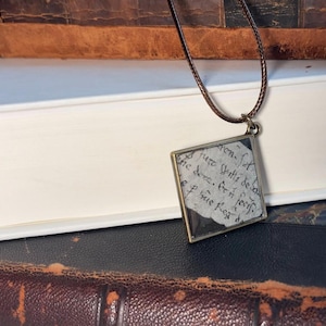 Literary Jewelry with Book Page Design: A Unique Gift for Book Lovers