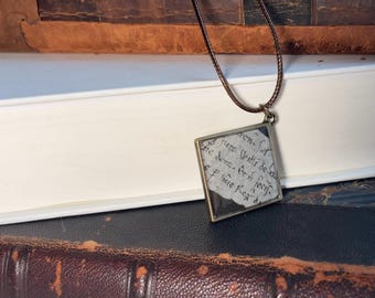Literary Jewelry with Book Page Design: A Unique Gift for Book Lovers