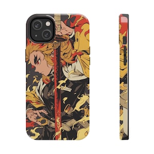 Ren Goku Demon Slayer Tough Phone Case Gloss/Matte, iPhone 14,15,16 (Plus-Pro-Pro Max), Galaxy (S21,S22,S23,S24,S25) Anime Manga Fan Gift