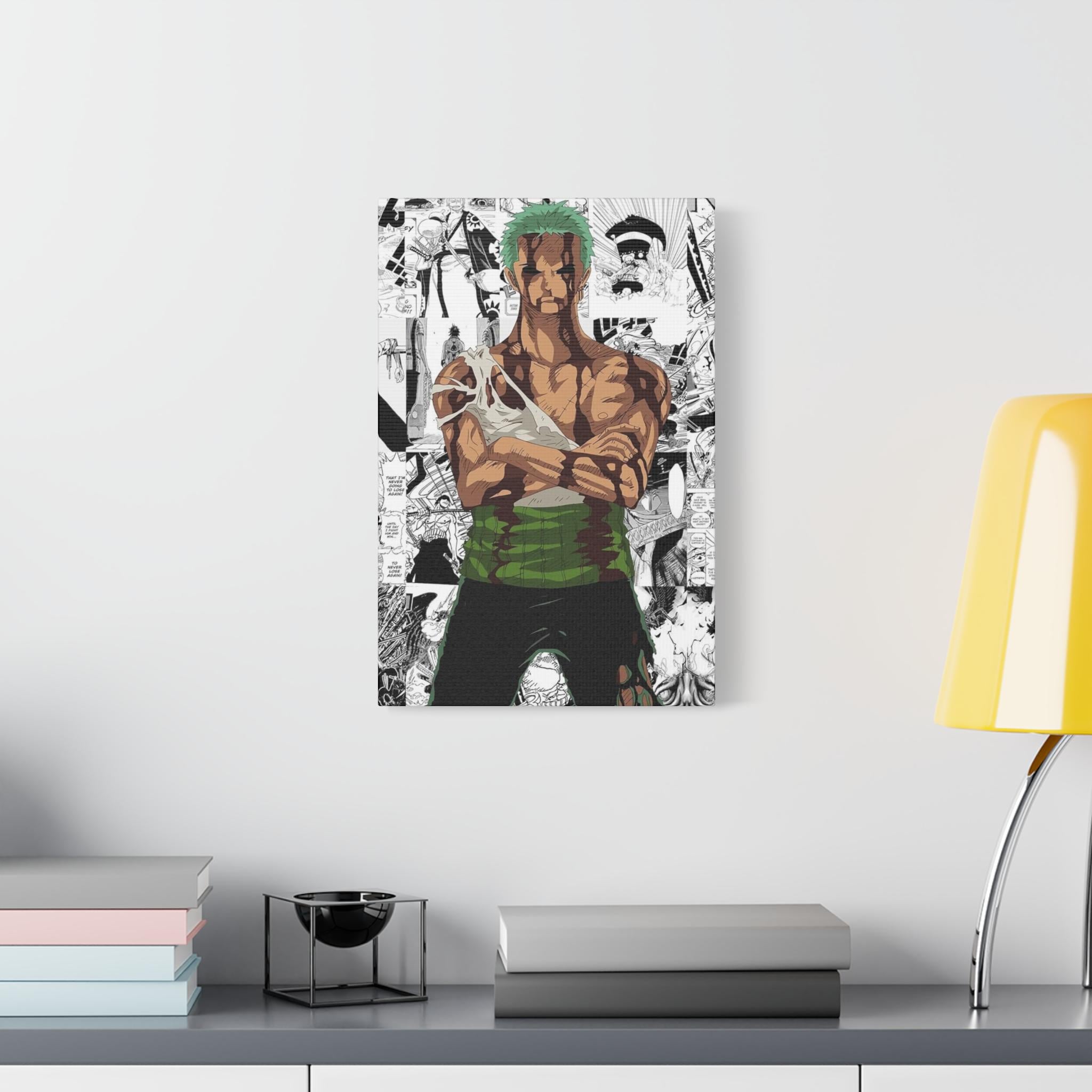 Zoro Nothing Happened ! One Piece Canvas Wall Art/poster
