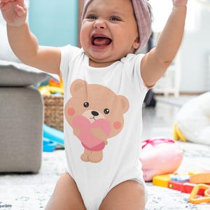 Baby / Baby Body / Personalized / Gift / Birth / Birthday / with motif / Name / Body with desired text / Pregnancy