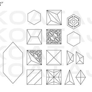 Pakiet projektowania paneli CNC 3D N1 – 15 paneli ściennych – pliki .dxf i .stl dla okładzin ACP/ACM, mebli, CNC, sztuki ściennej, kompozytów aluminiowych, dekoracji zdjęcie 8
