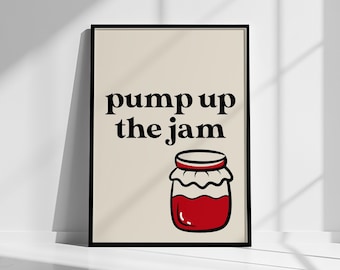 Póster con juego de palabras sobre la comida: divertido arte para la pared de la cocina, póster con juego de palabras sobre la comida.