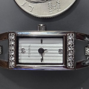 knee length dresses for ladies Fossil Raquel Date Silver Gold SS main image 0